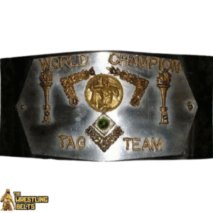 NWA United States Tag Team Wrestling Zinc Championship Belt (American Strap)