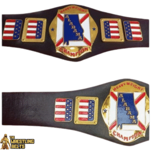 NWA Mid America Heavyweight Champion Dual Plated Title Belt
