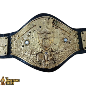 New NWA United States Tag Team Heavyweight Wrestling Title Belt – Leather Strap – Brass Metal – Adult Size