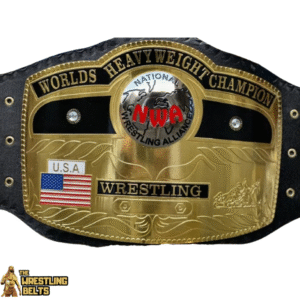 NWA International World Junior Jr Heavyweight Wrestling Champion Belt AJPW Japan