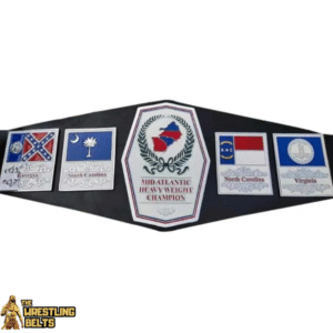 NWA Bahama Island Wrestling Champion Belt – Heavyweight Championship