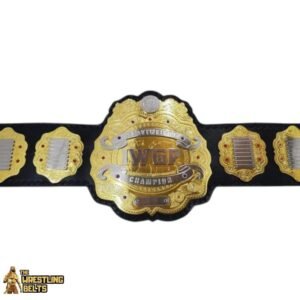 IWGP World Heavyweight Wrestling Championship Leather Dual Plates Replica Belts