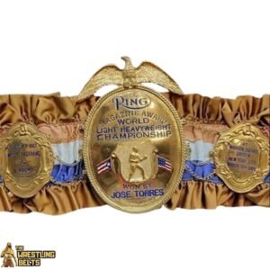 Ring Magazine World Light Heavyweight Championship Belt Honoring Jose Torres