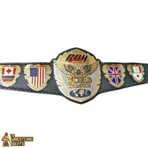 New Ring of Honor Wrestling Championship Leather Belt