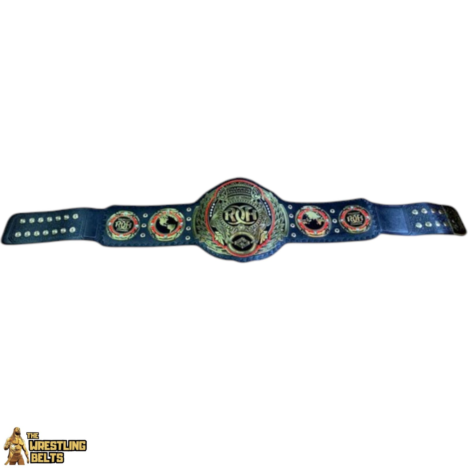 ROH Heavyweight Championship Replica Title Belt-Photoroom