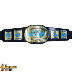WWF Oval Intercontinental Championship Leather Belt