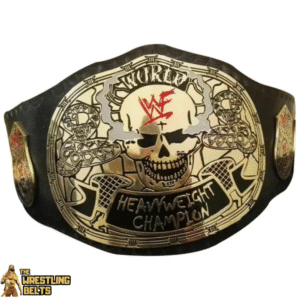 WWF Stone Cold Wrestling Championship 4mm Smoking Skull Belt