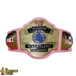 WWF Women Heavyweight Wrestling Championship Replica Title Belt