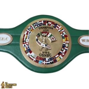 WBC USNBC Boxing Championship Title Belt