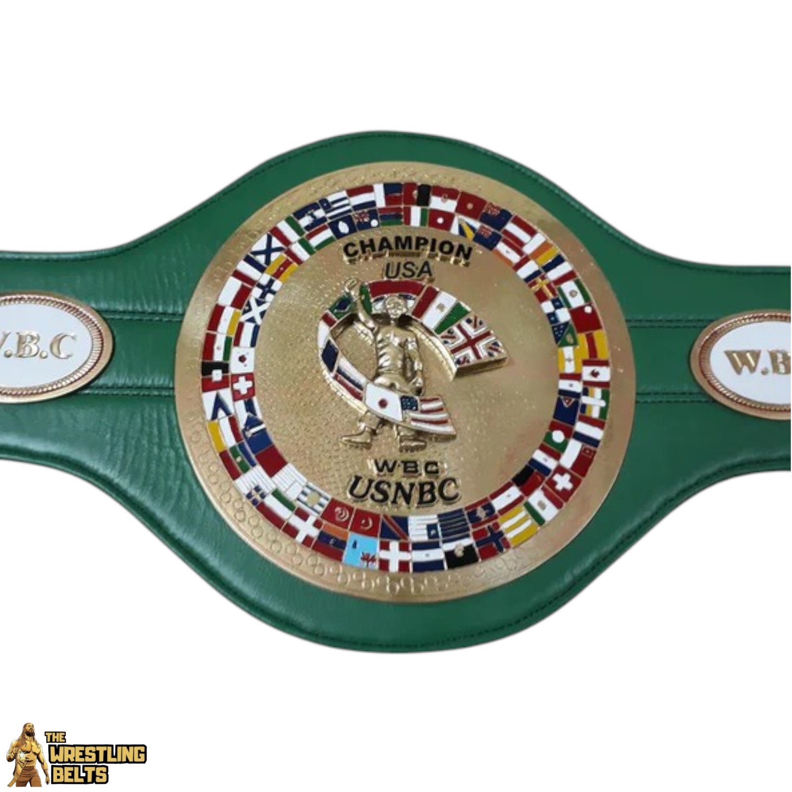 Wbc Usnbc Boxing Championship Title Belt-Photoroom